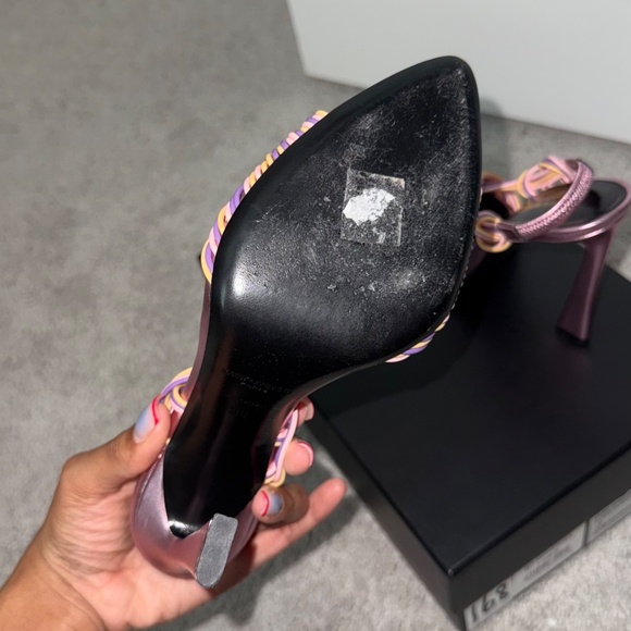 Saint Laurent Scoubi 105 Strappy Sandal size 38 - Picture 5 of 8